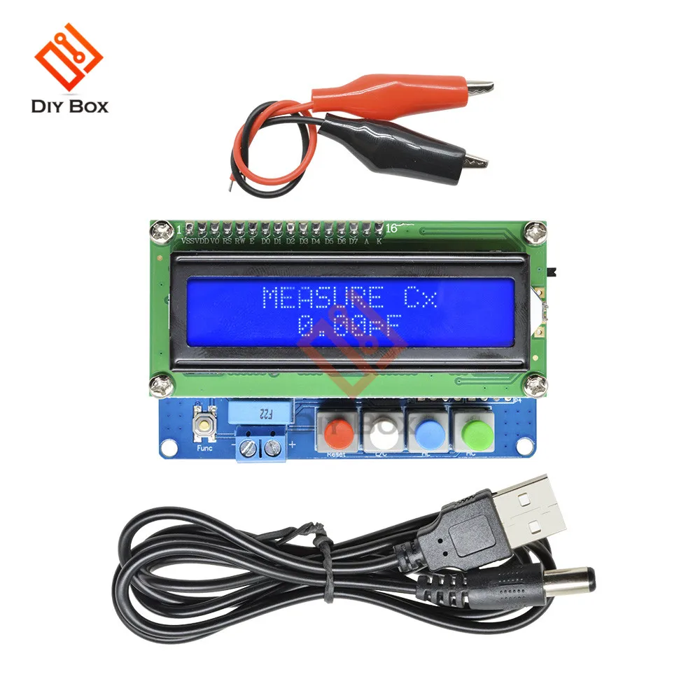 Цифровой ЖК модуль индуктивности L/C HC измеритель с USB разъемом тестер высокая