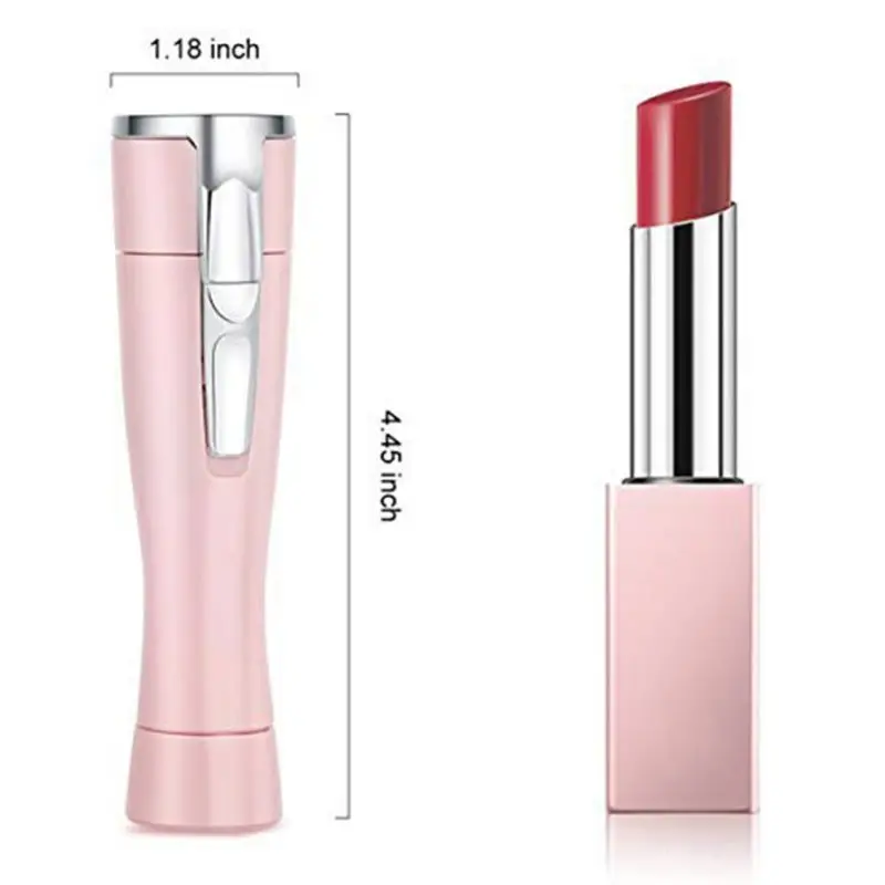 Мини эпилятор для женщин Машинка удаления волос на лице водонепроницаемый