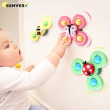 Spinner de dessin animé pour enfants, jouets anti stress, moulin à vent, ventouse de bain, Gyro, jouets de salle de bain pour enfants, nouveau jouet ABS tdah sûr