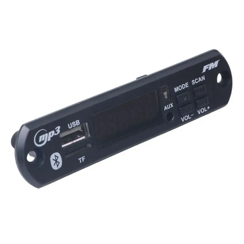 Автомобильный аудио USB TF модуль fm-радио беспроводной Bluetooth 5 в 12 В MP3 WMA декодер доска MP3-плеер с пультом дистанционного управления для автомобиля