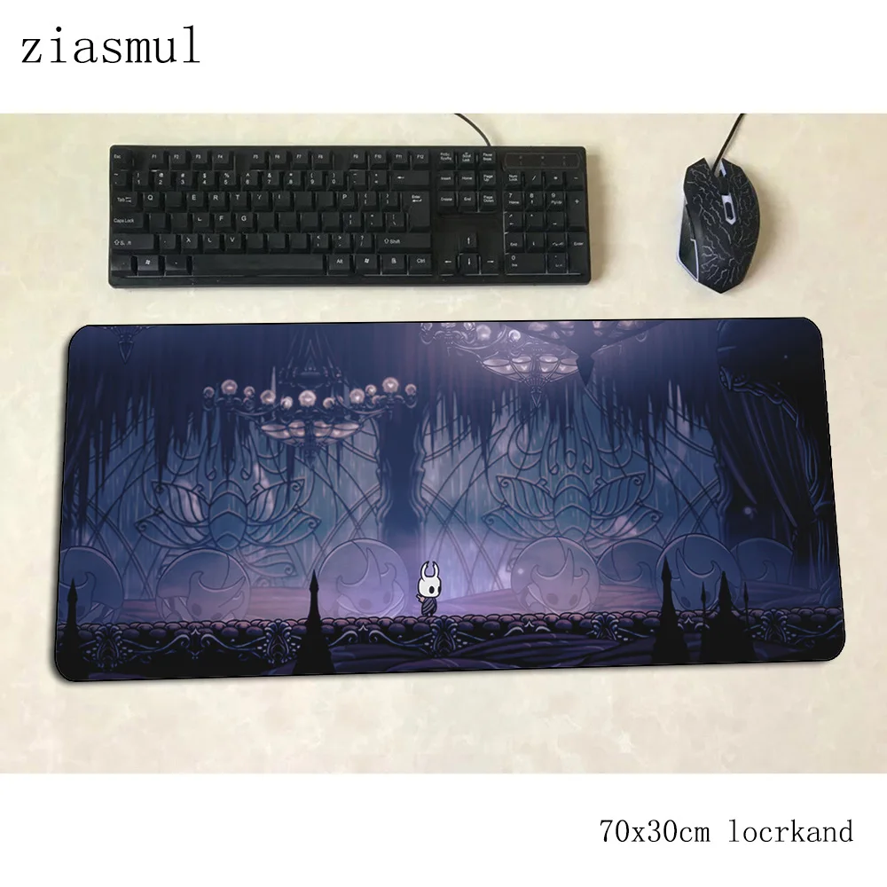 Hollow knight коврик для мыши геймер большой 70x30 см игровой ПК ноутбук с алюминиевым