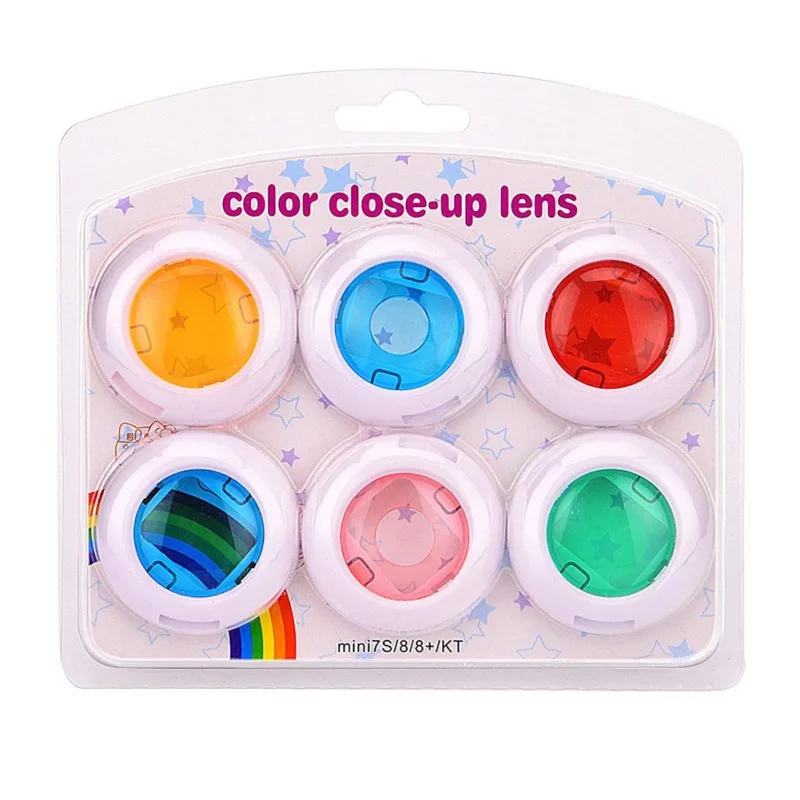 

For Fujifilm Instax 4Pcs/6Pcs Colored Camera Lens Filter Set Special Effect Filter