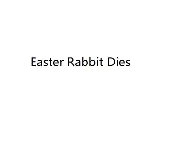 

30Pcs Easter Rabbit Dies for DE