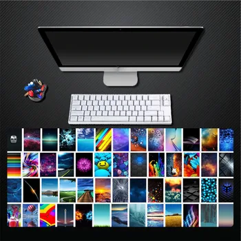

Prints Different Color Mats, Landscape Mats, Personality Mats for Desktop, Computer, Gift, Rubber Keyboard Mats