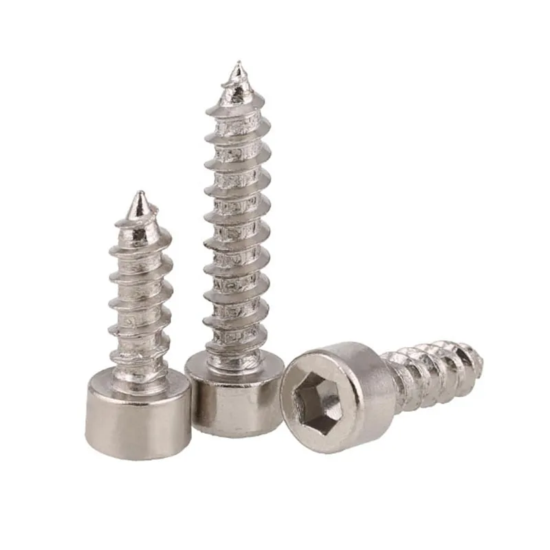 GuHua 8.8 High Strength Hexagon Socket Cheese Head Self Tapping Screws Nickelag Cup Hex M4M5M6 10PCS | Обустройство дома