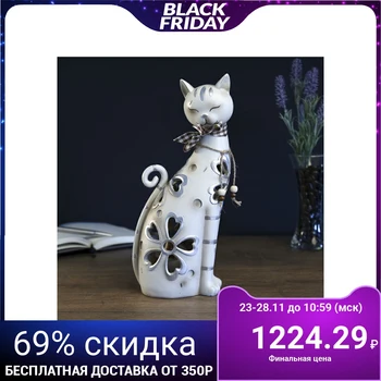 

Souvenir polystone light "Cat in a flower with a bow" 30x14x9.5 cm 3276780