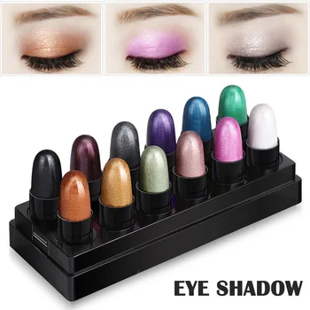 

12pcs Glitter Eyeshadow Pen Set Shimmer Highlighter Eye Shadow Cosmetics WH998