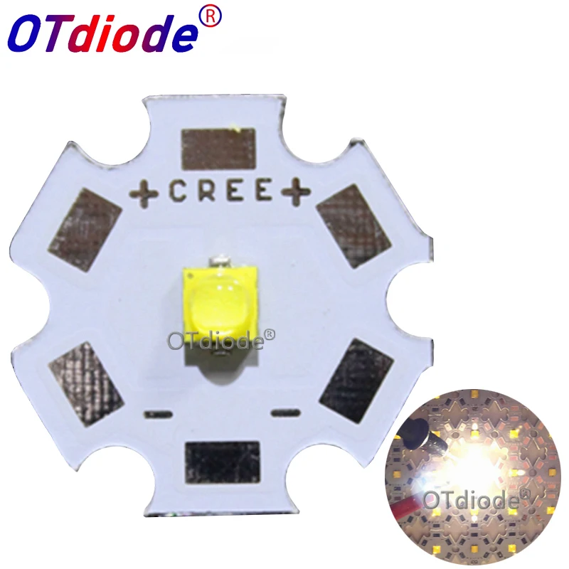 Светодиодный чип Cree Xlamp 1 шт. светодиодный Белый излучатель с диодом s холодный