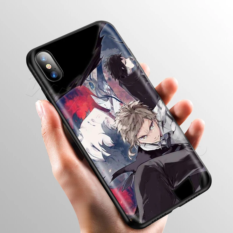 6 Чехол Webbedepp Bungou Stray Dogs Dazai Osamu для Apple iPhone 11 Pro XS Max XR X 8 7 6 6S Plus 5 5S SE - Цвет: 6