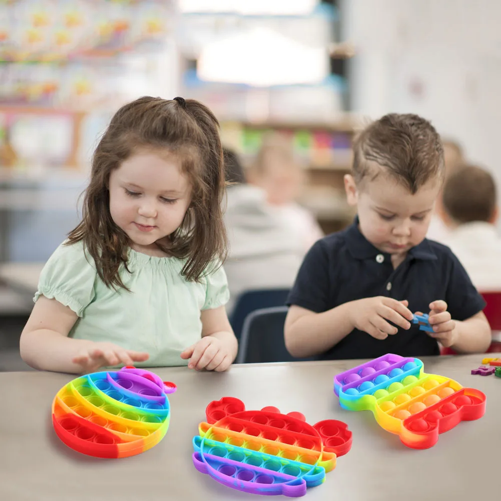 Jouet à bulles pop up, jouet sensoriel, jouet anti-stress en silicone pour  enfants et adultes : : Jeux et Jouets