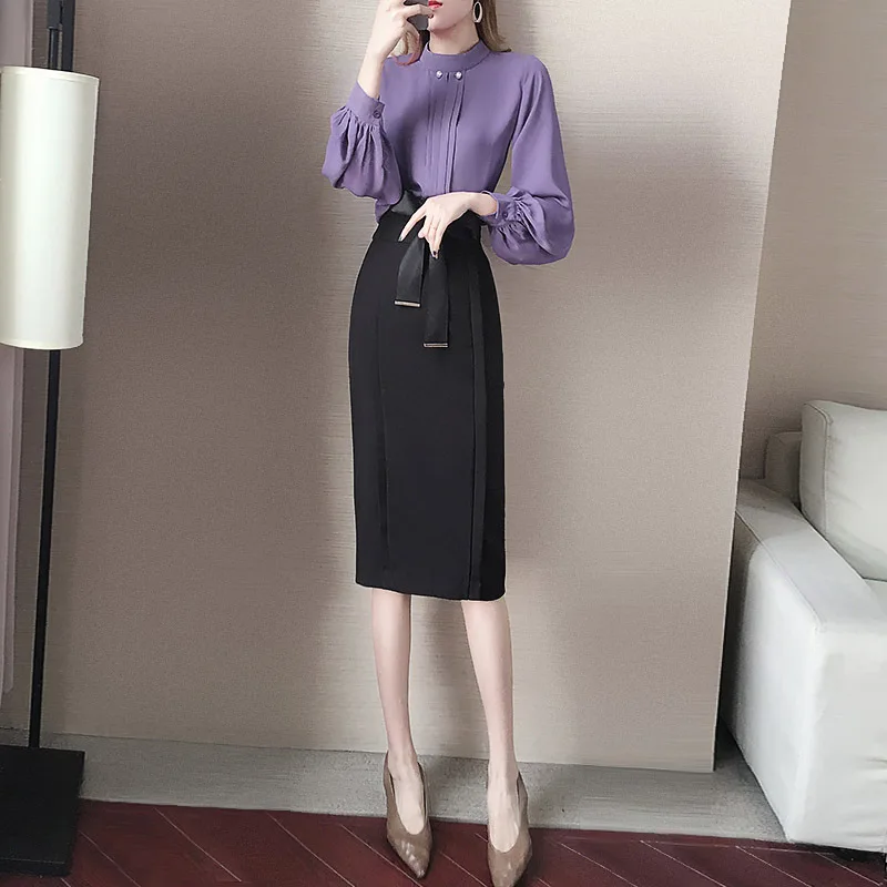 

Professional Suit Skirt Female 2019 Spring and Summer New Playful Fashion Two-piece Sexy Slim Suit