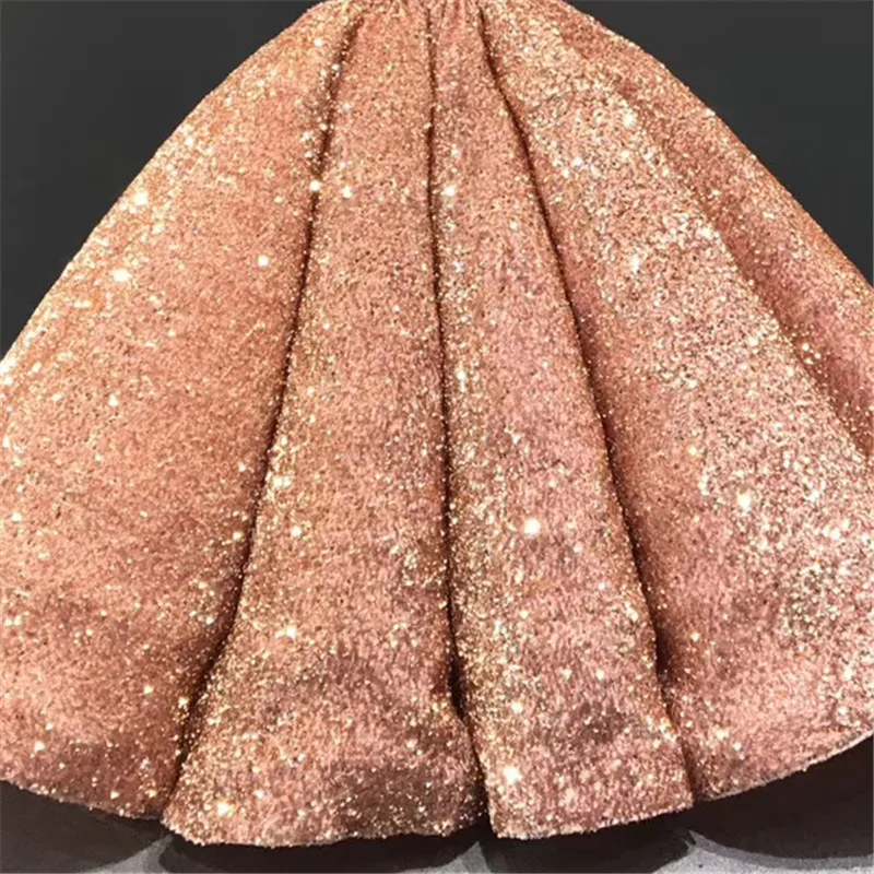 Rose Gold Серен Хилл Франция розовое с открытыми плечами роскошное вечернее платье без рукавов блестящее вечернее платье CHMF66991 - Цвет: Rose Gold
