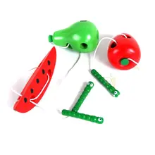Мини-черви едят фруктовый узор игрушки детские игрушки играющие развивающие цвета распознавания игрушки детские подарки