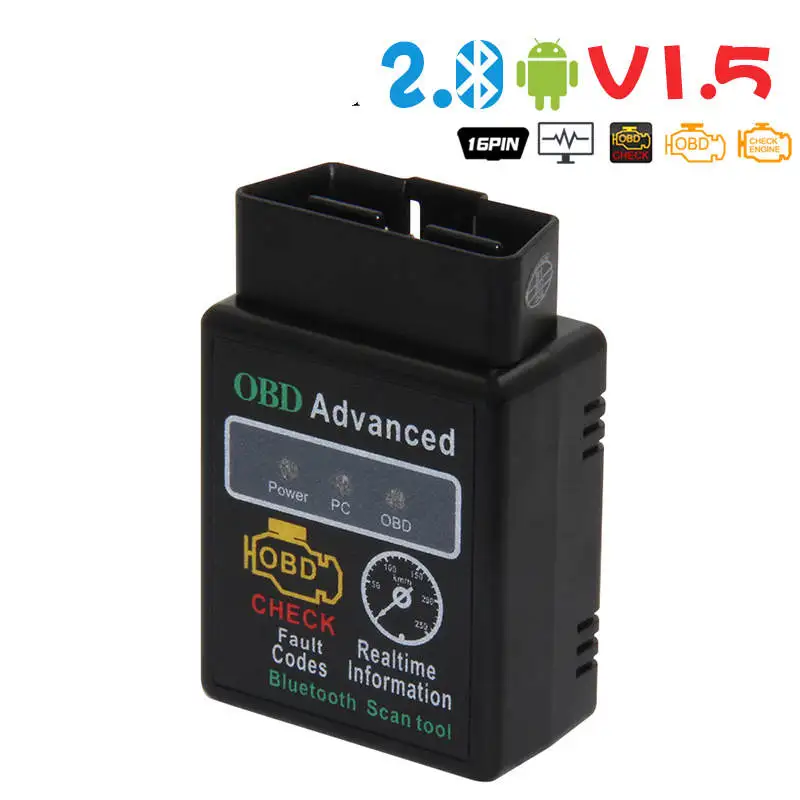 Hh Obd V2.1 Elm327 Bluetooth Advanced Car Diagnostic Scanner