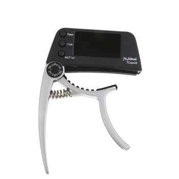 

TCapo20 Quick Change Key Capo Tuner For Guitar Bass Mandolin Chromatic