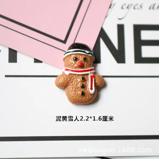 1pcs/lot resin flatback snowman 21mm Cabochons Scrapbooking Hair Bow Center DIY Christmas decration C109-8