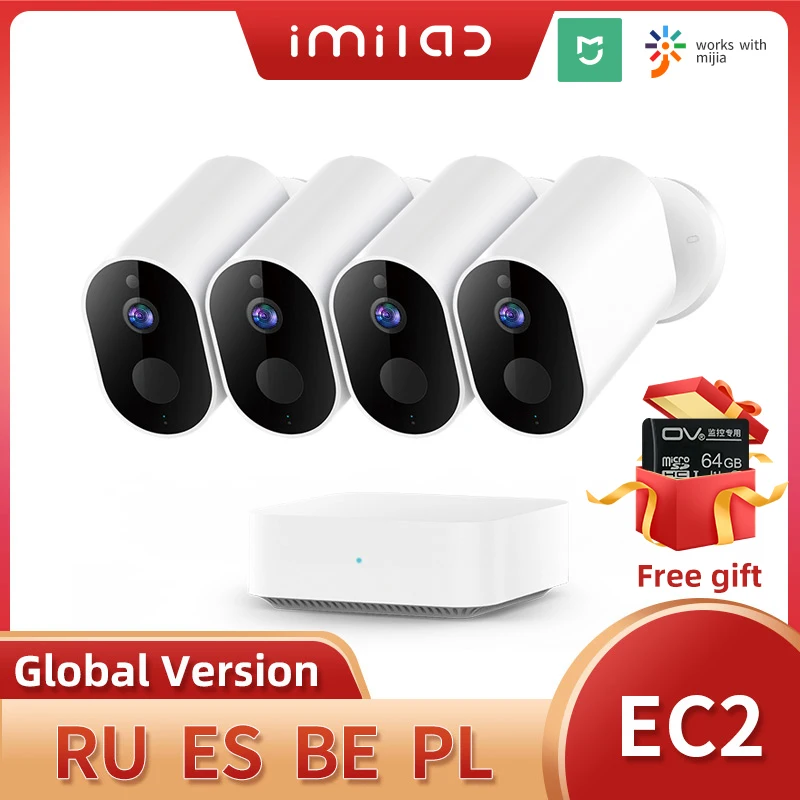Imilab ec2 câmera de cctv em casa câmera 1080p hd wifi câmeras ao ar livre sem fio casa inteligente ip câmera visão noturna câmera de vigilância