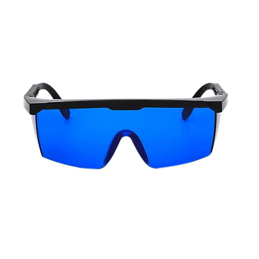 Blue color Лазерная защита защитные очки PC Eyeglass сварочный Лазер очки защитные очки унисекс черная рамка светонепроницаемые очки - Цвет: Blue color