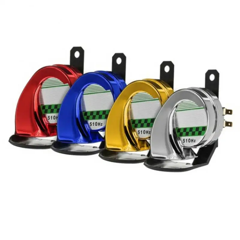 12V Waterproof DC 130db Motorcycle Snail Air Horn Siren Super Loud for Car Truck Motorbike Universal motorcycle electric horn car horn