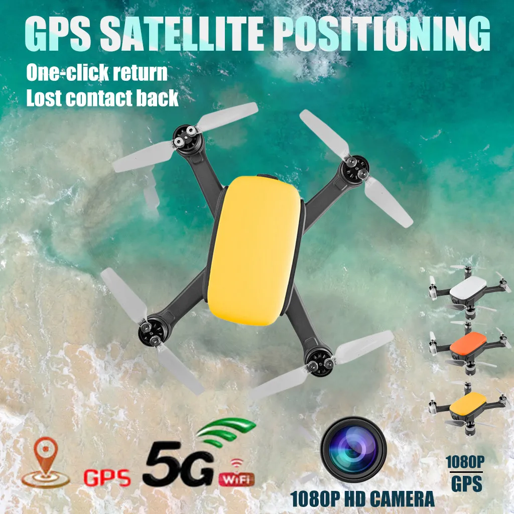 Радиоуправляемый Дрон с 5G Wifi FPV 1080P HD камера стабилизированная 913 GPS Квадрокоптер