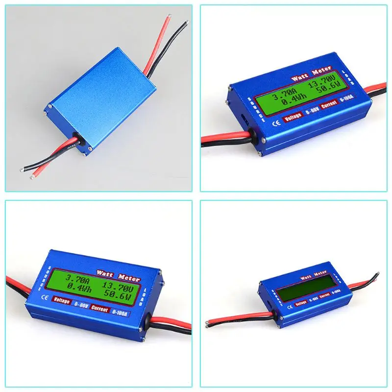 DC 60V 100A Баланс напряжения батареи анализатор мощности RC Ватт метр Checker