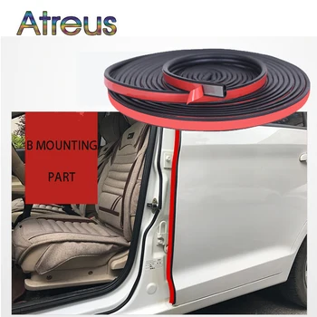 

B Shape Sound Insulation Car Door Seal Strip for Volkswagen Polo VW Golf 5 7 Passat B8 B7 Jetta mk6 Tiguan mk2 Chevrolet Cruze