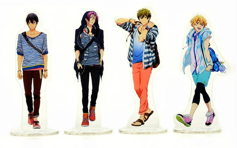Anime Cartoon Free Dive To The Future Nanase Haruka Makoto Rin Hazuki Acrylic Stand Figure Halloween Cosplay Desk Stand Figure Costume Accessories Aliexpress