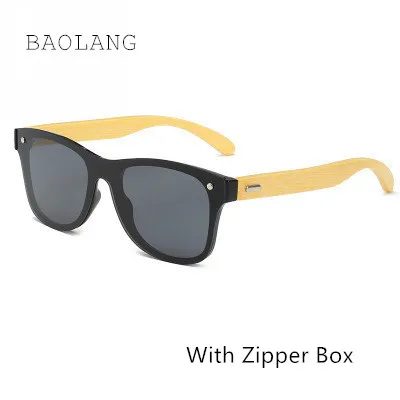 Модные бамбуковые солнцезащитные очки, мужские деревянные солнцезащитные очки, фирменный дизайн для мужчин/женщин, Oculos de sol masculino - Цвет линз: DZ686 C5