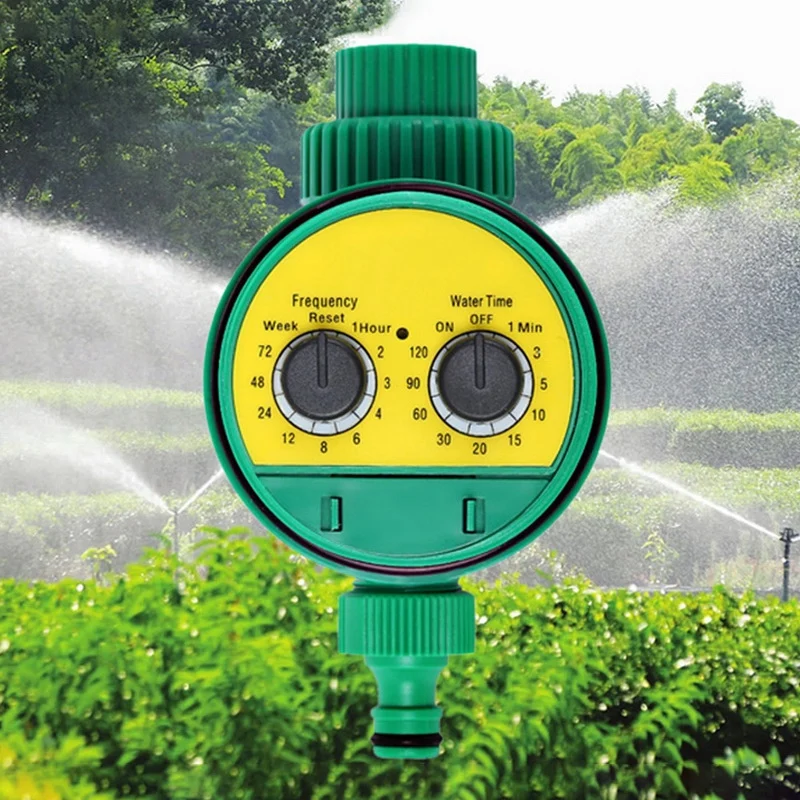 

2Pcs Automatic Garden Watering Timer Ball Valve Controller System with Electronic LCD Display Home Garden Irrigation Controller