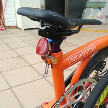 

Folding Bike Rear Reflector Safety Warning for brompton bike BMX General Rear Warning Light