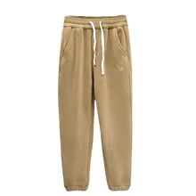 

Double sided Orlando winter Plush warm Leggings men's thickened pants loose casual elastic sports pants