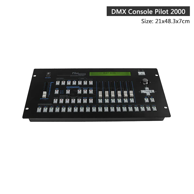 SHEHDS DMX консоль Пилот 2000 DMX 512 контроллер сценический эффект света осветительного оборудования 3 Pin отверстие подходит для сцены диджейское световое оборудование - Цвет: DMXConsole Pilot2000