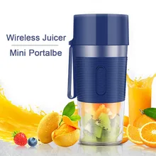 400 мл портативная чашка-соковыжималка для фруктов USB Перезаряжаемый смузи блендер для молочных коктейлей многофункциональный мини миксер машина для приготовления сока