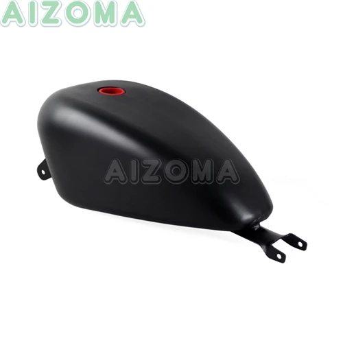 Черный 3,3 Gal топливный бак Мотоцикл масляный газ для Harley Sportster 72 Custom 48 XL883 XL1200 SuperLow Железный родстер nightster 04-06 - Цвет: Black