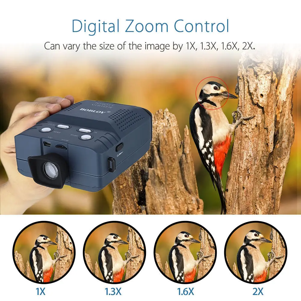 

New Multi-function HD Digital Night Dual-use Low Light Night Vision for Outdoor Watching Travelling Hunting Camping 1000m