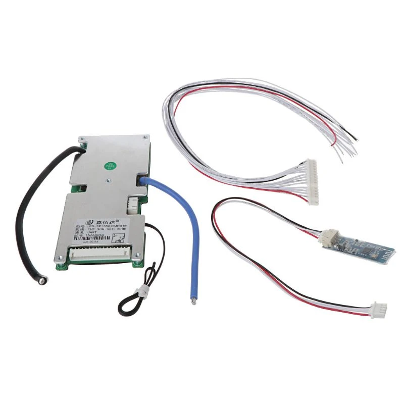 13S Battery Protective Board BMS 30A Polymer With Bluetooth UART Interface