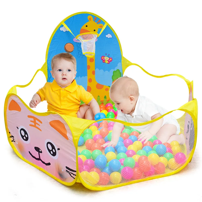 Play Tent Cartoon Ball Pit Pool Portable Foldable Children Outdoor Indoor Sports Educational Toy With Basket For Kids 2 Play Tent Cartoon Ball Pit Pool Portable Foldable Children Outdoor Indoor Sports Educational Toy With Basket For Kids 2