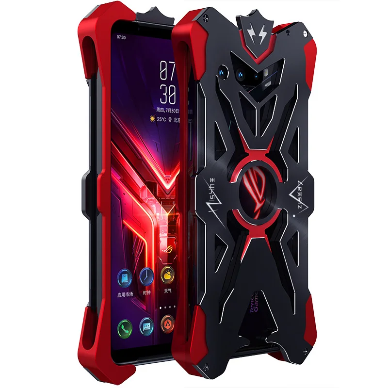 Thor Luxury Armor Metal Aluminium Cnc Technology Manufacturing Cover Per Asus Rog Phone 3 5 6 7 Custodia Rigida Zenfone 9 10
