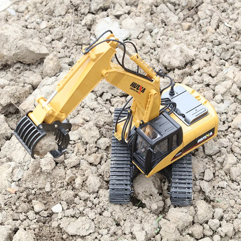 

Sink Sodium 2.4G Remote Control Engineering Vehicle Grasping Wood Machine Model Car 16 Channel Alloy Children Electric Remote Co