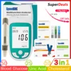 3in1 Multifunction Cholesterol Uric acid Blood Glucose Meter Glucometer Kit Diabetes Gout Tester Blood Sugar Monitor Test Strips 1