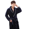 Hommes hiver épais chaud flanelle peignoir hommes de luxe Kimono Robe de bain Sexy kimono Robes mâle thermique Robe de chambre pyjamas 2022 ► Photo 3/6