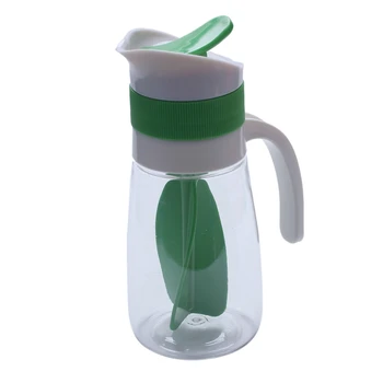 

Creative Salad Juice Manual Bottle Fruit Salad Rotating Dressing Mixer Up Stirring Cup Drink Juice Storage Bottle For Picnic(Gre