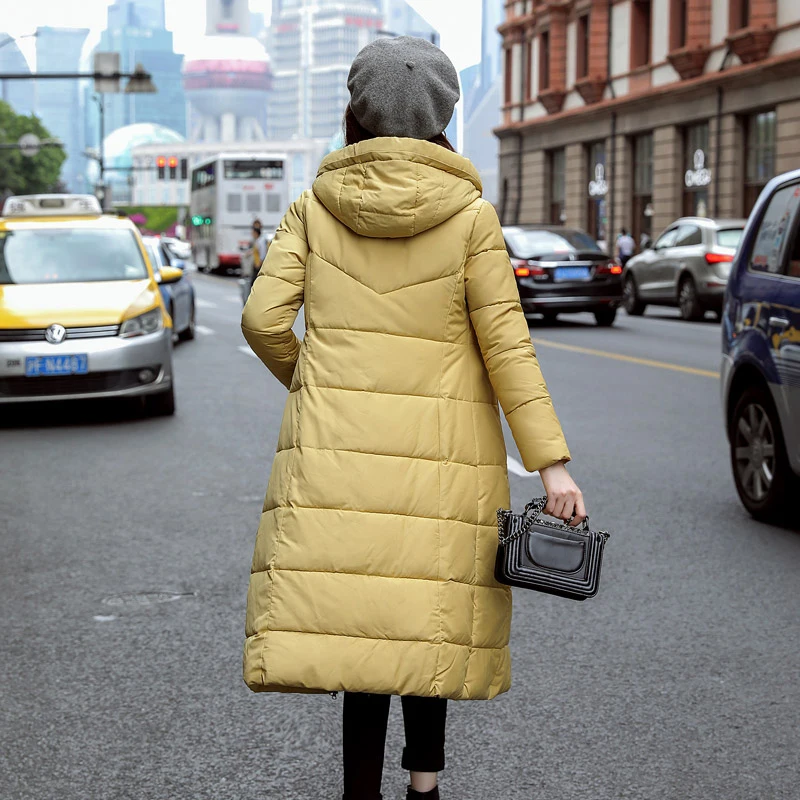 Прямая поставка зимняя женская куртка с капюшоном с хлопковой подкладкой Женское пальто высокого качества теплая верхняя одежда женское Меховое манто Hiver