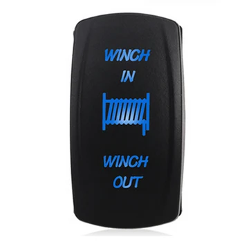 

Car Auto 12v Momentary Light Button Rocker Toggle Switch Led Winch In Out On-Off-On 7pin
