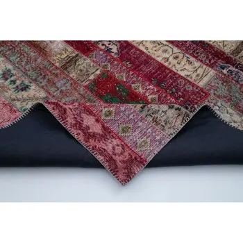 

203x305 Cm Multicolor Handmade Modern Patchwork Rug-7x10 Ft
