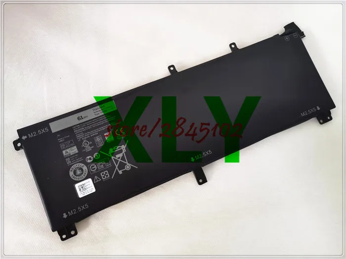Аккумуляторная батарея XLY 11 1 В 61Wh T0TRM для ноутбука Dell XPS 15 9530 Precision M3800 TOTRM H76MV 7D1WJ |