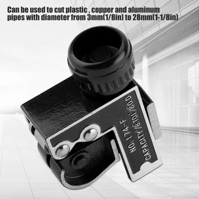 Мини-труборез Регулируемый c-тип алюминиевый пластиковый медный труборез небольшой инструмент для резки труб для 3~ 28 мм труб TN88