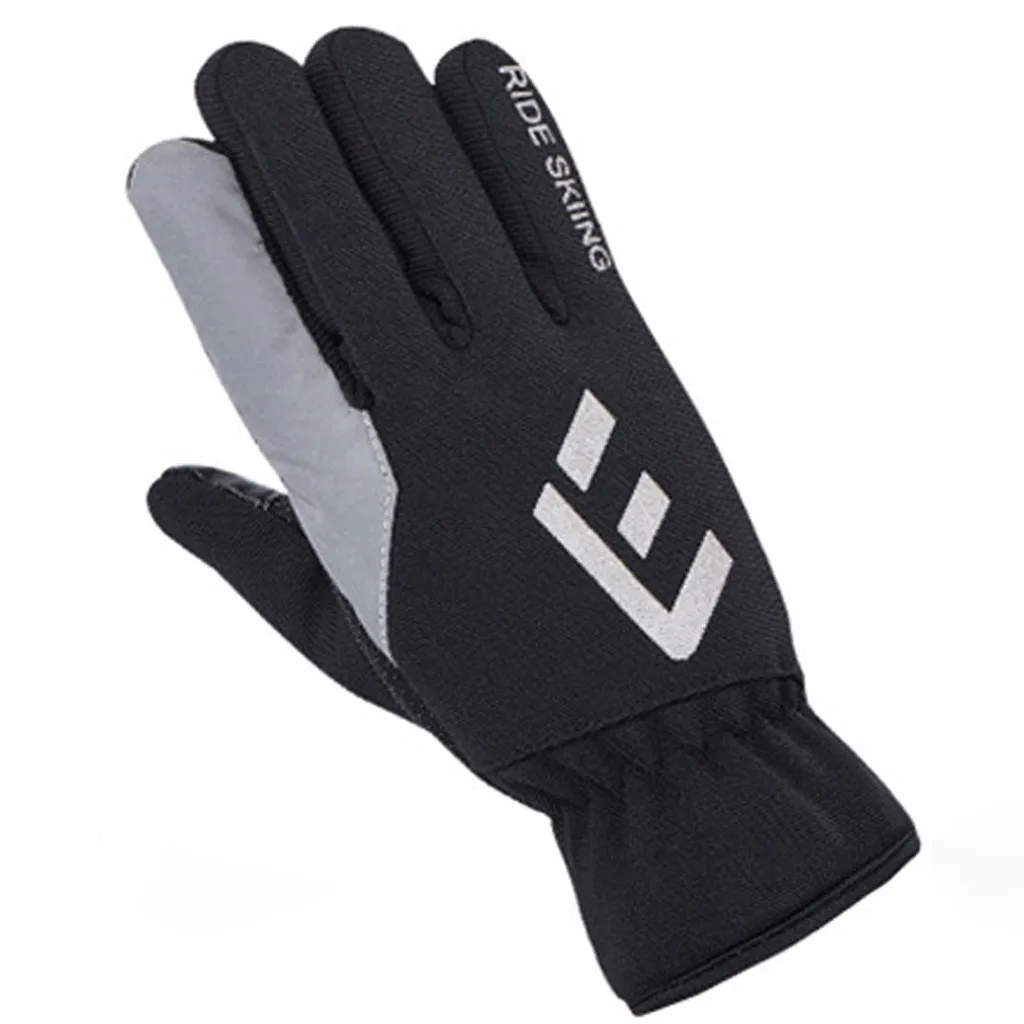 Новое поступление, мужские зимние теплые ветрозащитные перчатки с сенсорным экраном для катания на лыжах и пеших прогулок