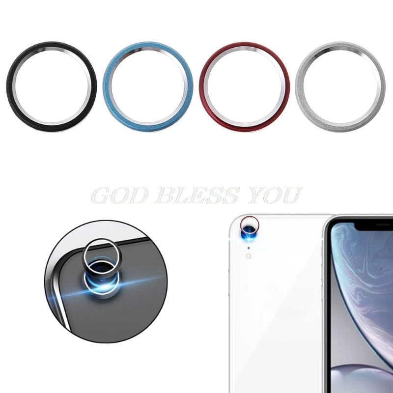 

Rear Lens Protective Ring Bumper Cover Camera Len Screen Protector Case Metal for Apple iPhone XR