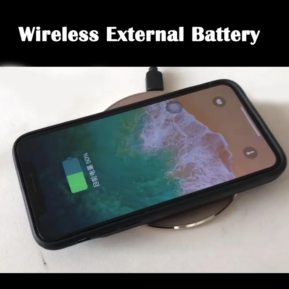Зарядное устройство pover bank чехол для iPhone X powerbank чехол аккумулятор power bank 3200 мАч Зарядное устройство Чехол